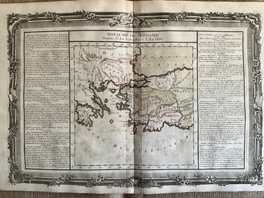 Ancient Asia Minor Focusing on the Kingdom of Pergamum (200-100s BCE) by Claude Buy de Mornas, 1762