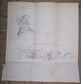 Sketch E. Showing the Progress of Section No. 5, U.S. Coast Survey 1847 to 1850. With Inset Sketch E