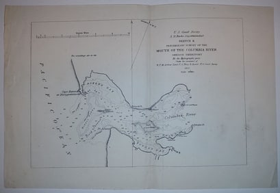 Sketch K Preliminary Survey of the Mouth of the Columbia River Oregon Territory