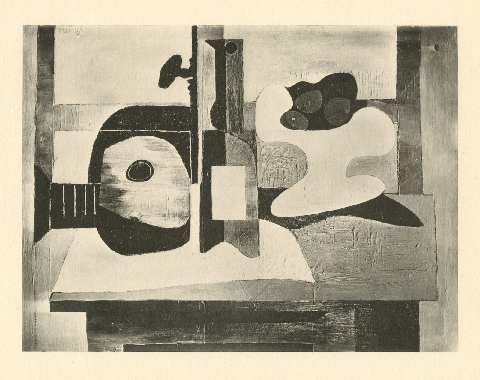 Pablo Picasso - Still Life with Guitar and Fruit (1 of 1)