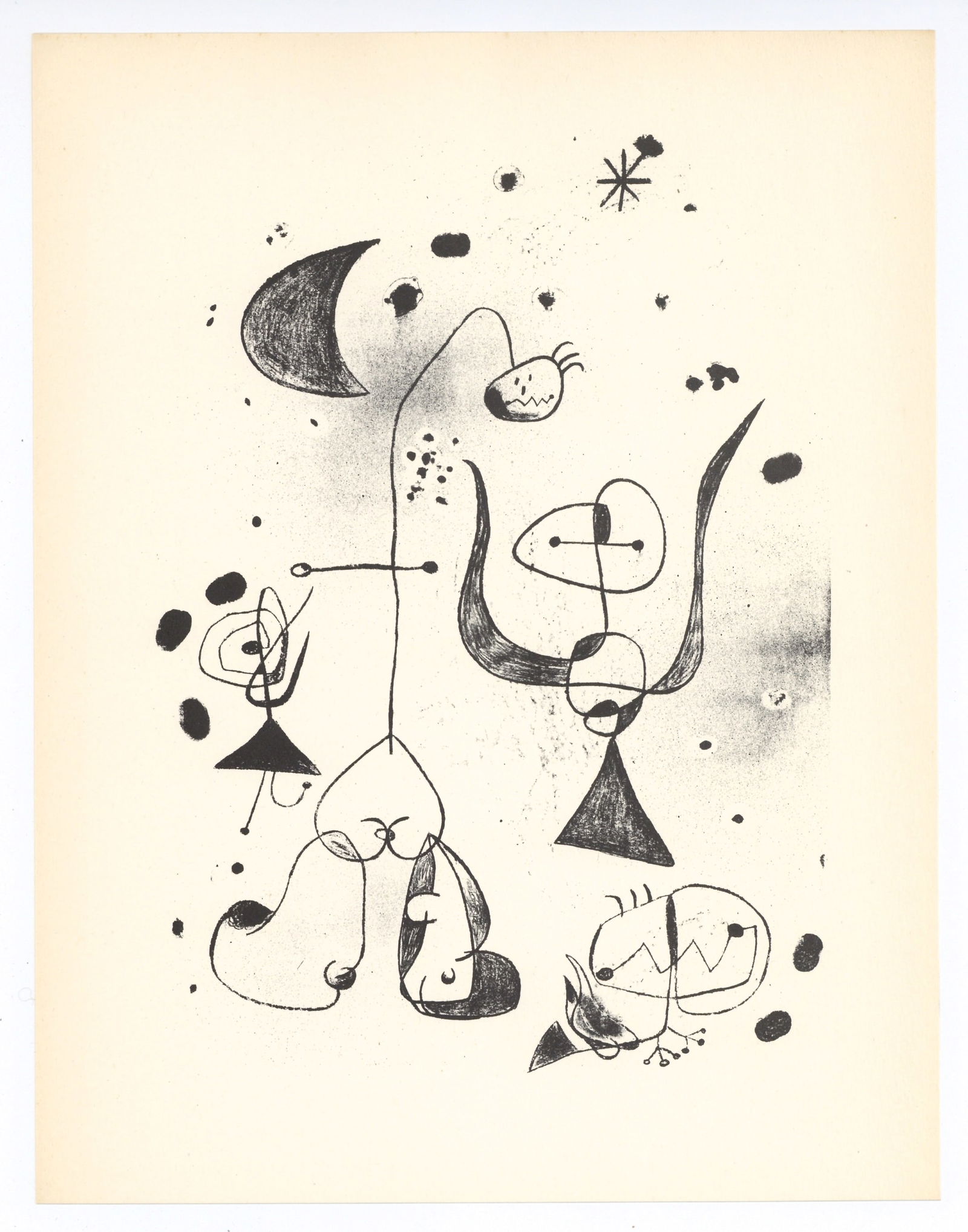 Joan Miro surrealist composition, 1947 (1 of 1)