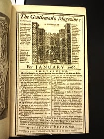 1766 Gentleman's Magazine Colonial Taxation