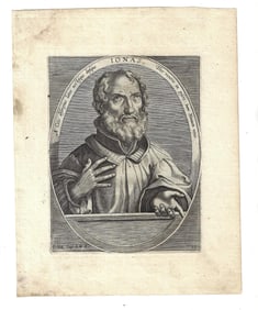 1613 Bible Engraviung Jonah and the Whale