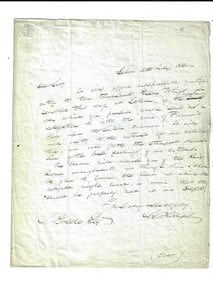 1840 Whig Letter Stephen C Phillips