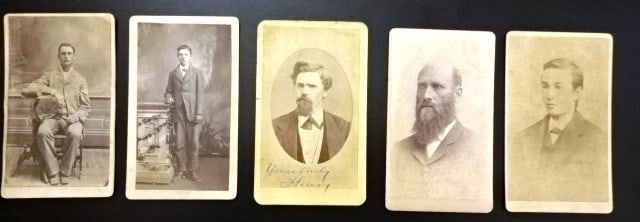 19th C Midwestern CDV Photocards