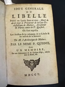 1705 Quesnel Leather Volume Jansenism