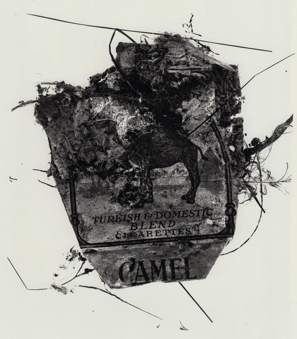 IRVING PENN - Camel Pack: Artist: IRVING PENN Print Title:Camel Pack Medium: Photolithograph Printed 1990’s in the US Image size (inches) approx.10.5 x 8.5” Irving Penn was an American photographer known for his fa