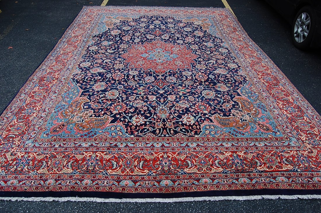 Persian SAROUK RUG 10' x14'7" (1 of 10)