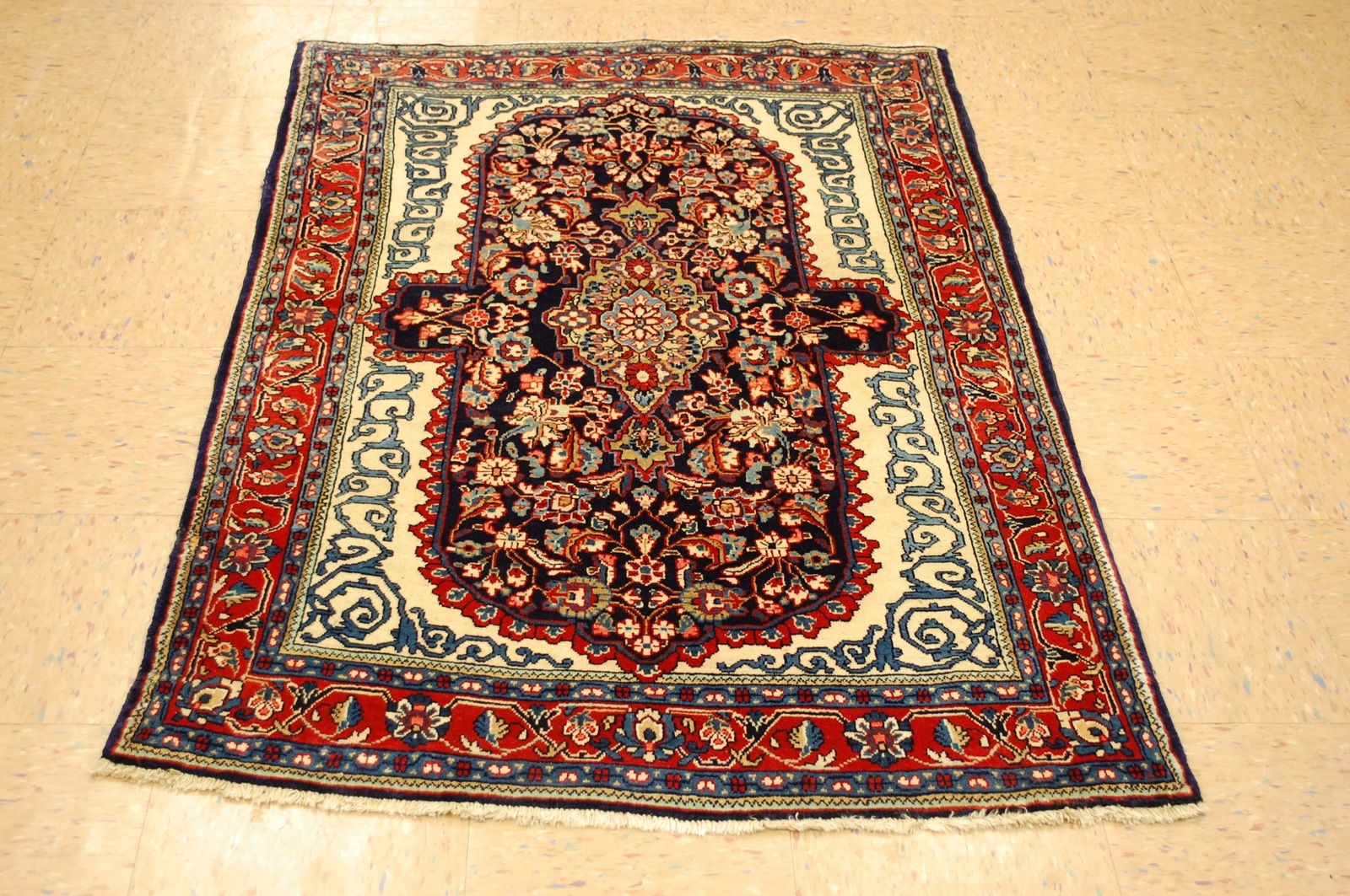 Persian SAROUK RUG 3.5x4.10 (1 of 11)