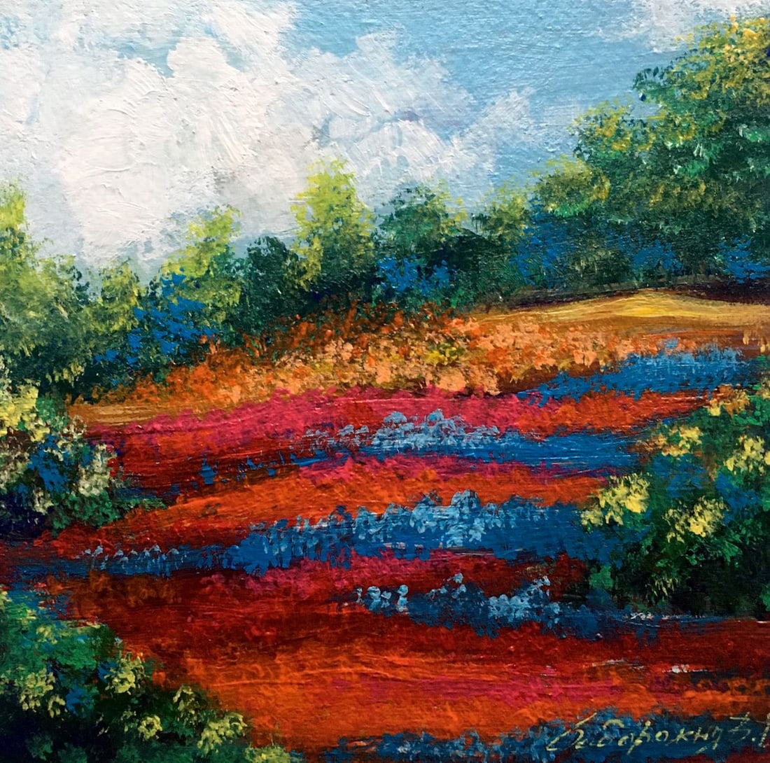 Oil painting Warm spring days Zadorozhnya V. V. (1 of 10)