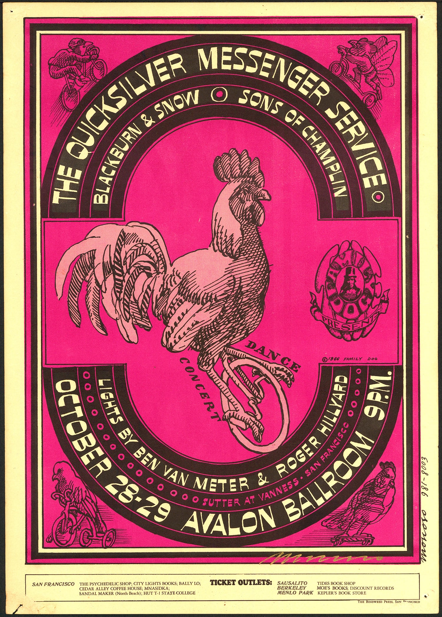 Victor Moscoso: Original FD-32 Poster Signed by Moscoso (1 of 1)
