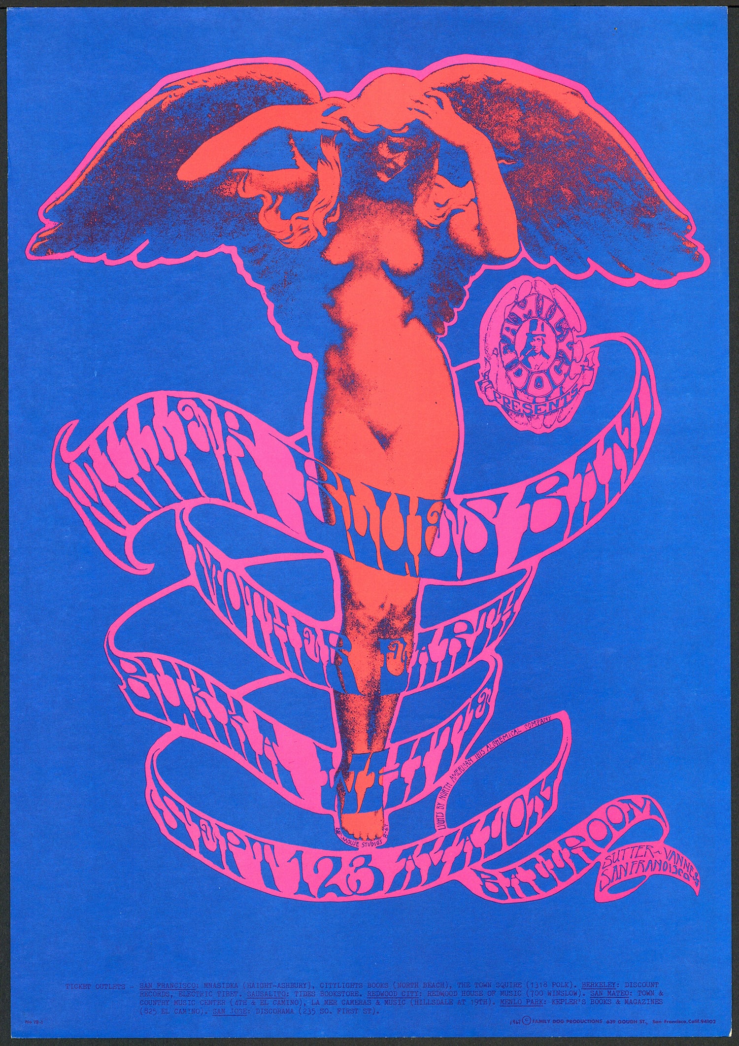 Stanley Mouse and Alton Kelley: Scarce Original FD-78 Steve Miller Poster (1 of 1)