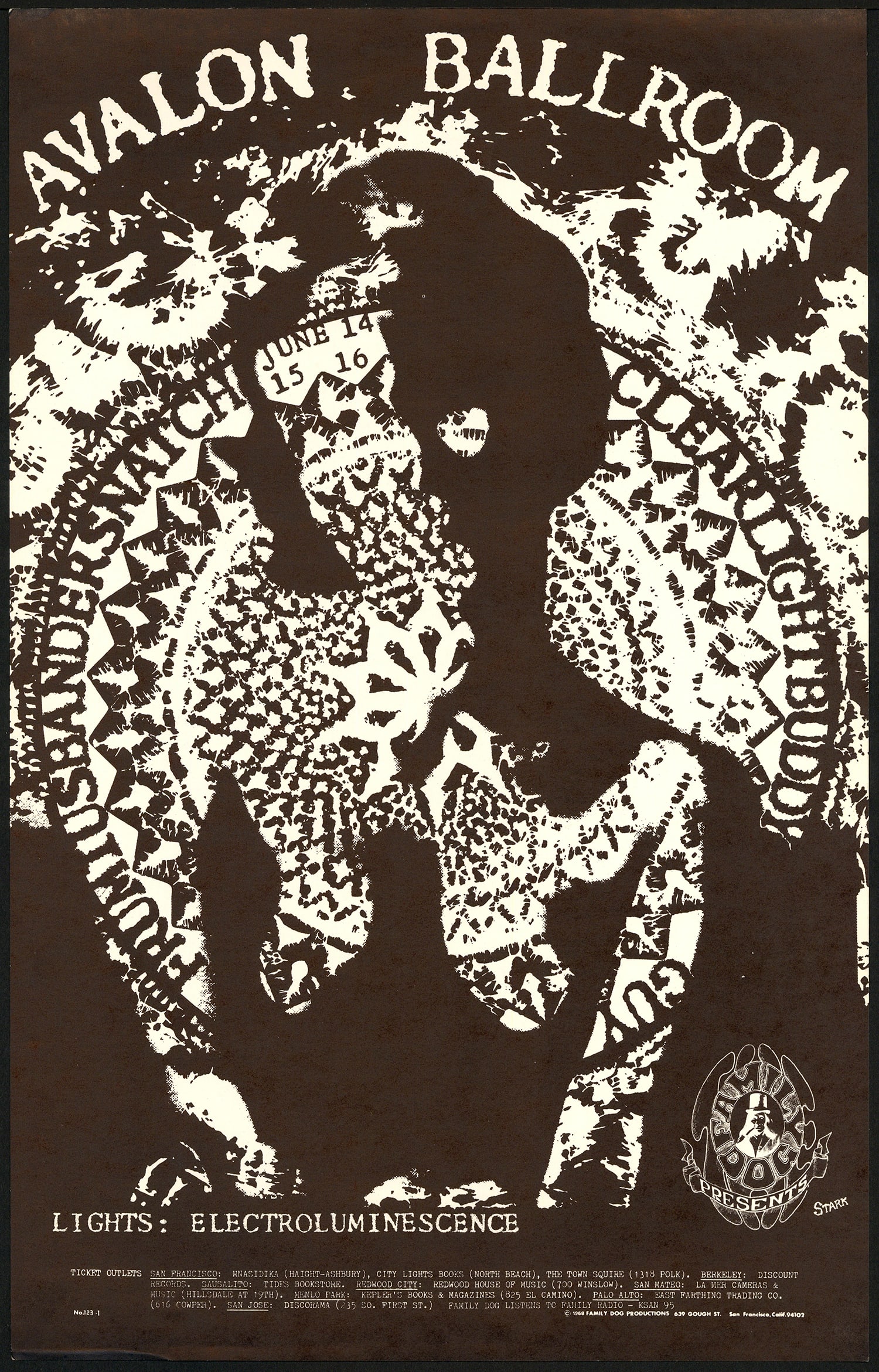 Larry Stark: Original FD-123 Family Dog Poster (1 of 1)