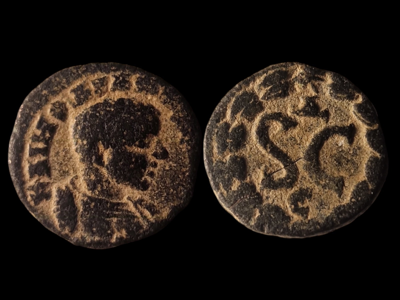 Roman Empire: Title: Roman Empire Description: This exceptional bronze as features a bare head of Germanicus, brother of Claudius, on the obverse, accompanied by the inscription "GERMANICVS CAESAR TI AVG F DIVI AVG