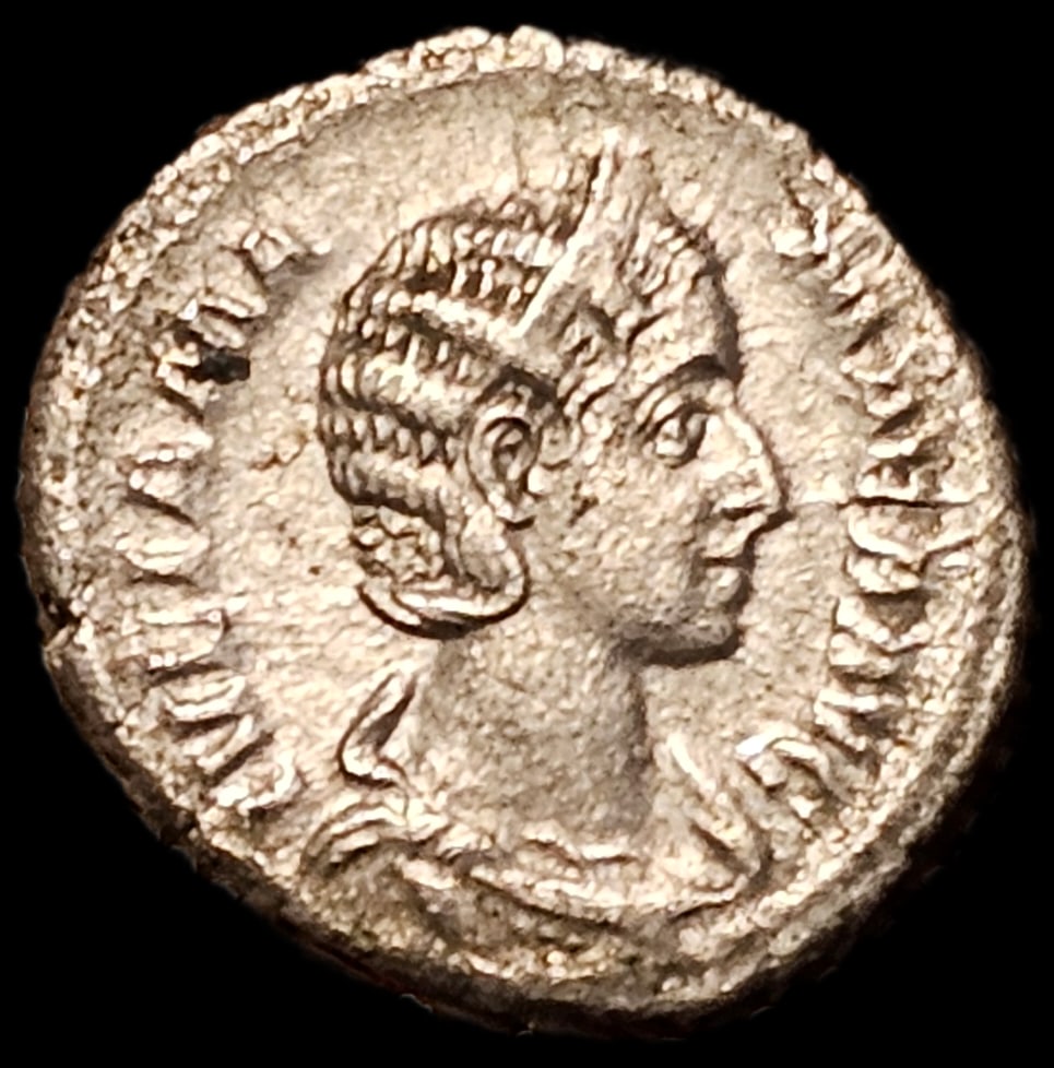 Roman Imperial Julia Mamaea Silver Denarius (1 of 3)