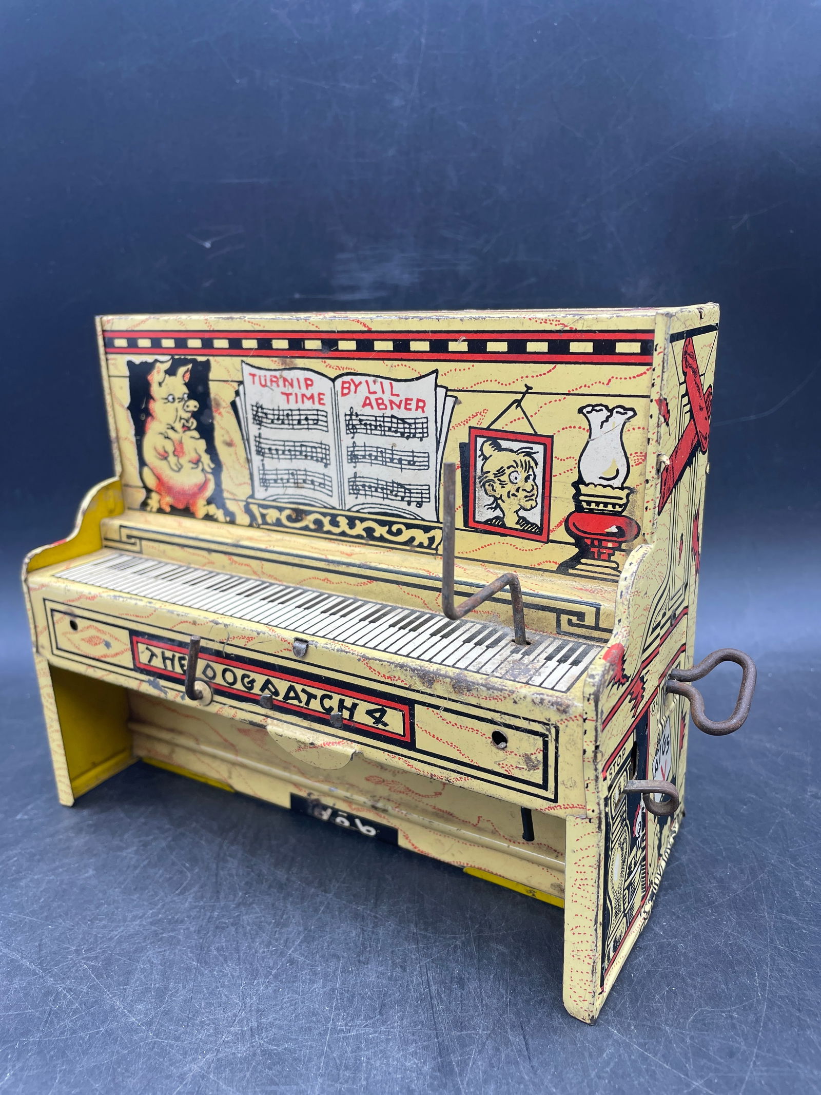 1945 Lil Abner Dogpatch Band Piano works! (1 of 8)