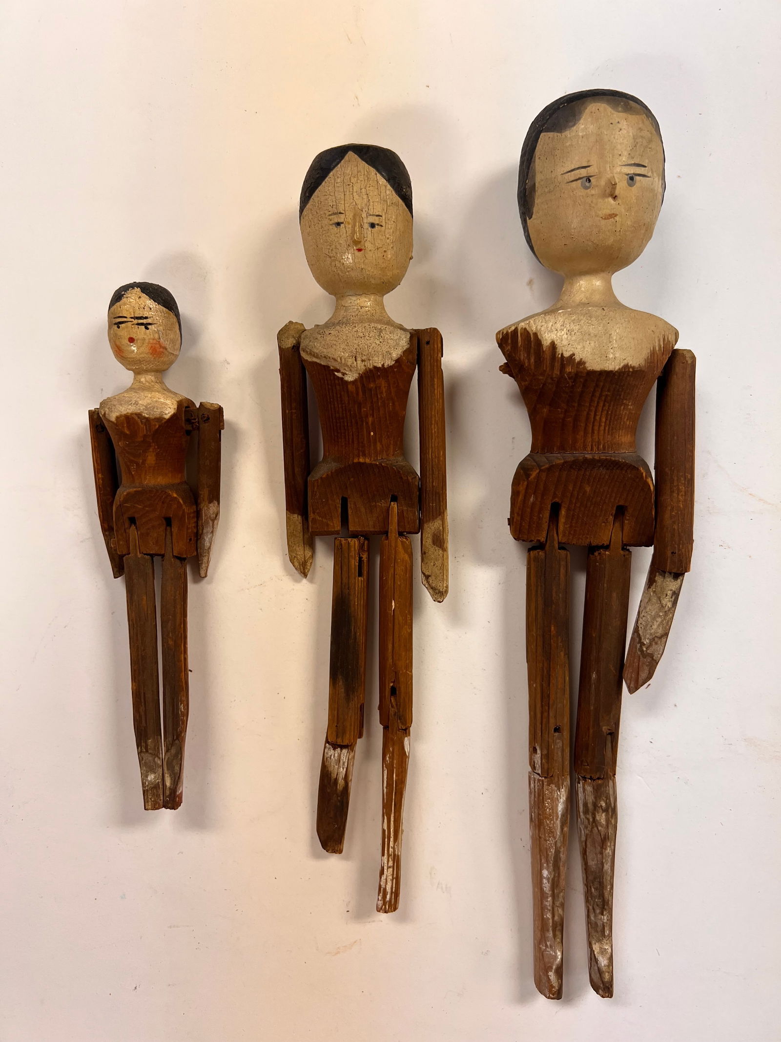 Collection of 18th or early 19th century Wooden Dolls (1 of 1)