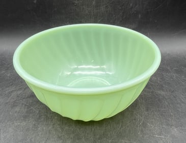 FIRE KING JADEITE SWIRL MIXING BOWL
