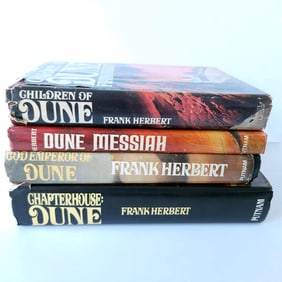 Dune Series Hard Cover with Dust Jackets Book Club Edition Set of 4