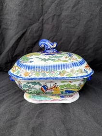 Mason?s Ironstone China Chinoiserie Sauce Tureen