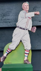 Tom Tierney paper doll store display mlb baseball 1970's Christy Mathewson Giant