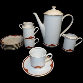 Vintage Sabina Loucky Czechoslovakia Tea Set