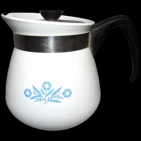 MCM Corning Ware Cornflower Blue 2 QT Teapot with Lid