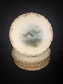 8 coalport 9?? fish plates