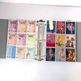 Gil Elvgren Pinup Trading Cards (1993-95) with large Ephemera Lot