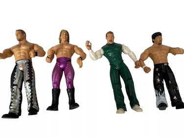 Wrestling Lot Of 4 Action Figures JAKKS Pacific Loose lot #7