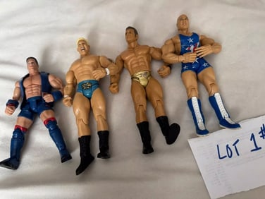 Wrestling Lot Of 4 Action Figures JAKKS Pacific Loose lot #1