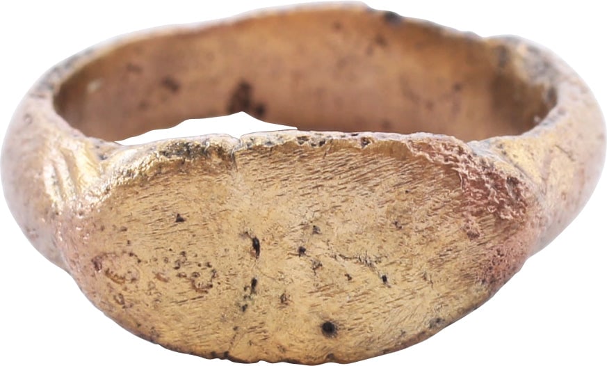 ROMAN SIGNET RING, 1ST-2ND CENT AD, SIZE 5 (1 of 5)