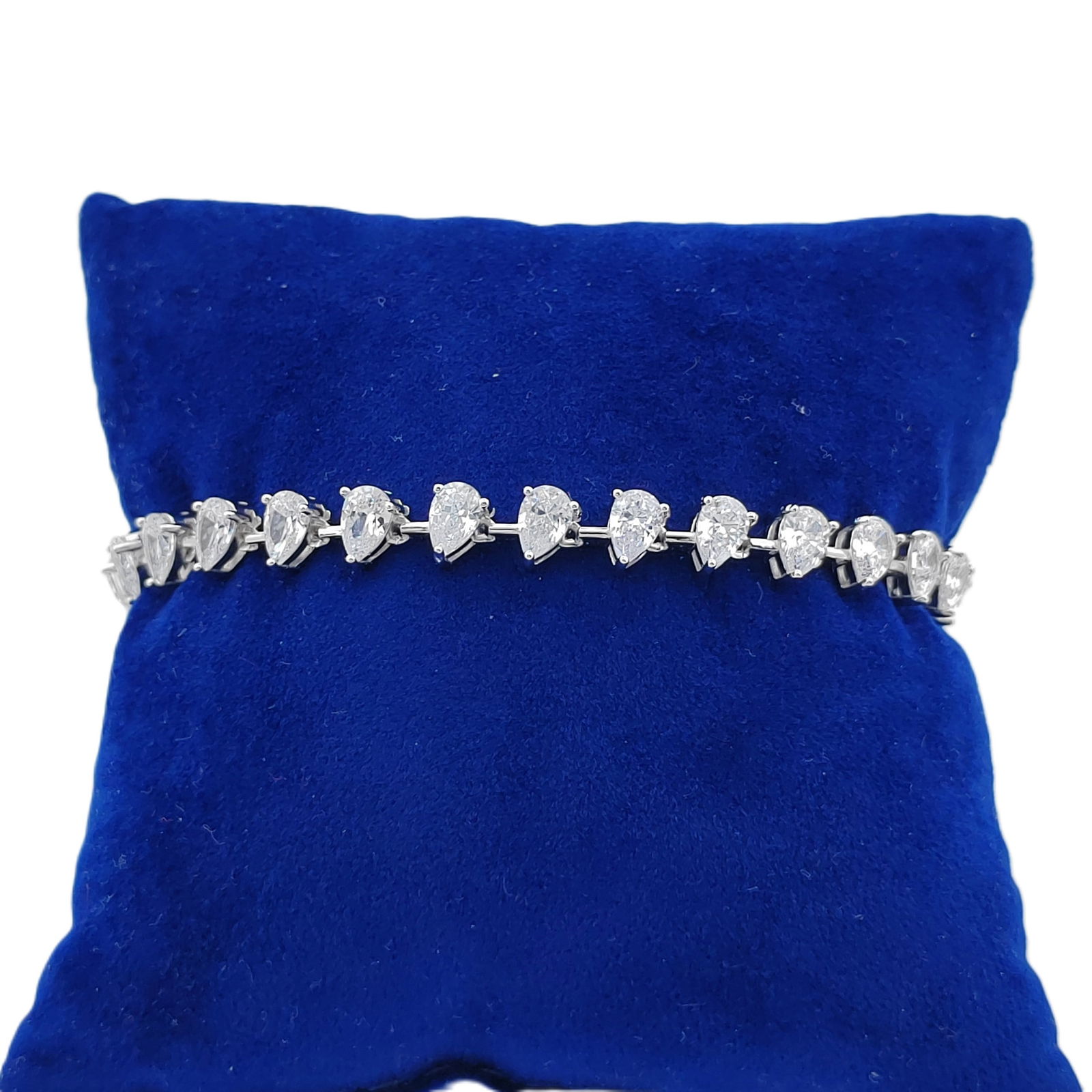 925 Silver Ladies Bracelet Ornated with Quartz (1 of 10)