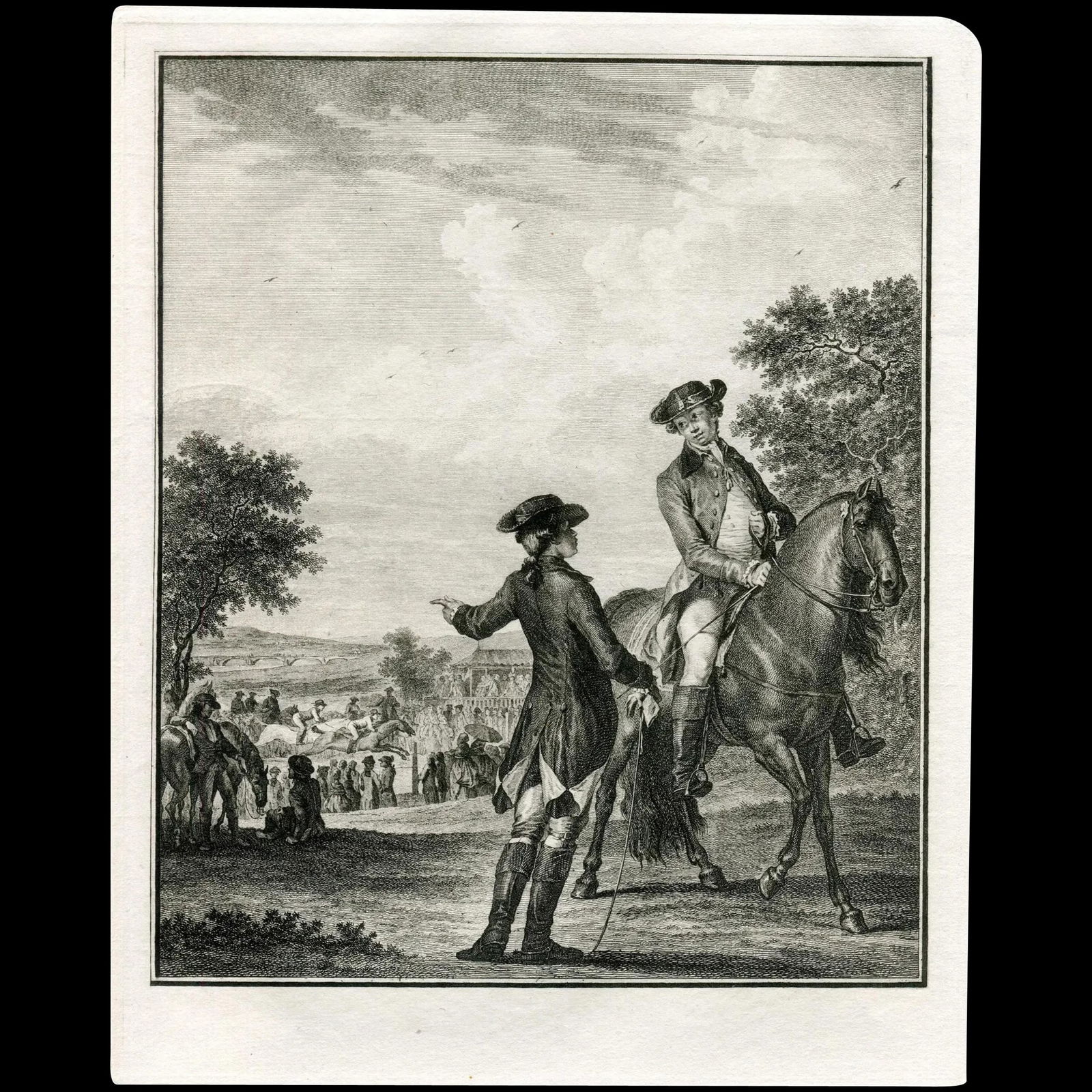 La course des chevaux - Heliogravure, 1910 (1 of 4)