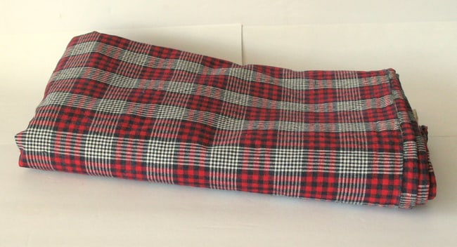 Antique PA homespun mattress cover. (1 of 1)