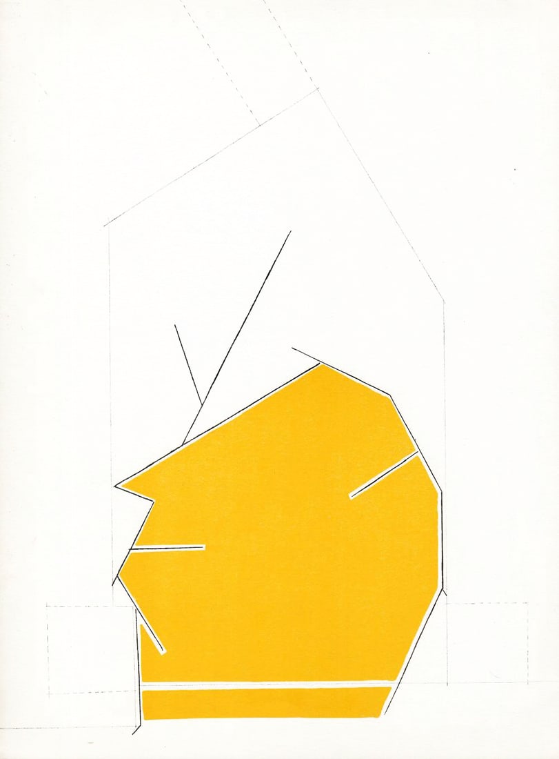 Palazuelo Original Lithograph DM06184 Derriere le Miroir 1970: Artist: Pablo Palazuelo Country: Spain Title: Untitled – DM06184 Medium: Original Lithograph Marks: Not signed, not numbered Paper Size: 15 x 11 inch Published: 1970 in France Provenance: Derrie