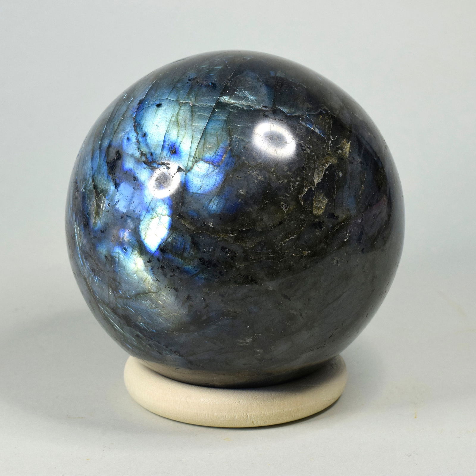 8.1 cm Polished Labradorite sphere (1 of 4)