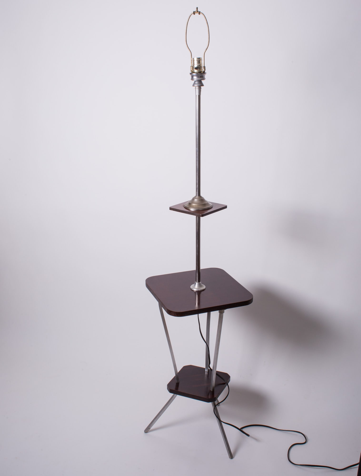 French modernist Floor Lamp with stratified Bakelite cubist 1930 (1 of 5)