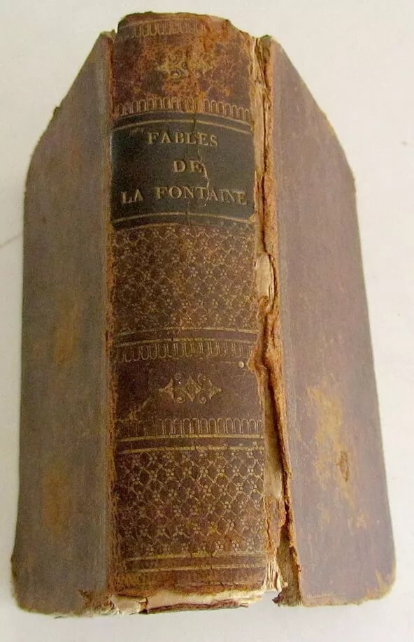 FABLES DE LA FOUNTAINE 1824 ANTIQUE ILLUSTRATED SMALL FRENCH BOOK (1 of 5)