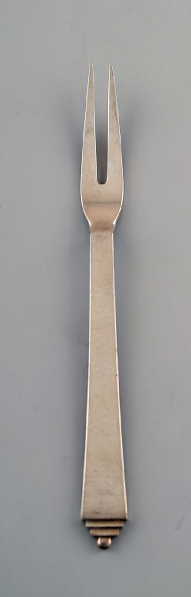 Georg Jensen Pyramid serving fork/ herring fork. Sterling silver. 2 pcs. in stock. (1 of 4)