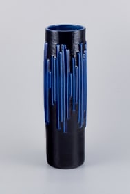 Carl Harry Stålhane (1920-1990) for Rörstrand. Large "Andalusia" vase in glazed ceramic.