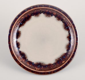 Jens Harald Quistgaard for Bing & Grøndahl, "Mexico" retro design, six cake plates in