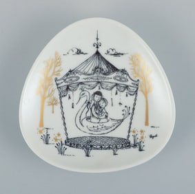 Bjørn Wiinblad (1918-2006), Denmark "Det Blå Hus" (The Blue House). Raymond Peynet and