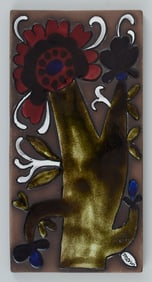 Mari Simmulson for Upsala Ekeby. Cardus wall plaque designed in 1967 as part of the Cardus series.