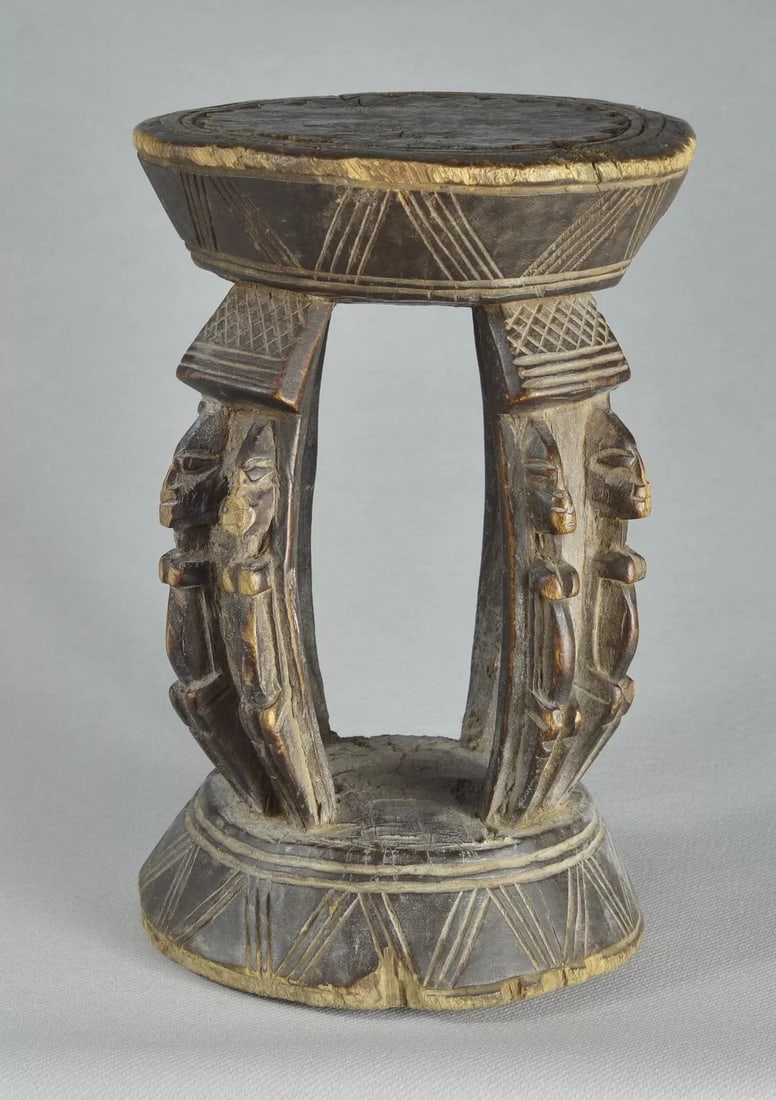 West Africa Mali DOGON tabouret stool African Tribal Art MC 2049 (1 of 11)