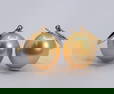 Earrings - 14 kt. Yellow gold - 11x12mm South Sea Pearls