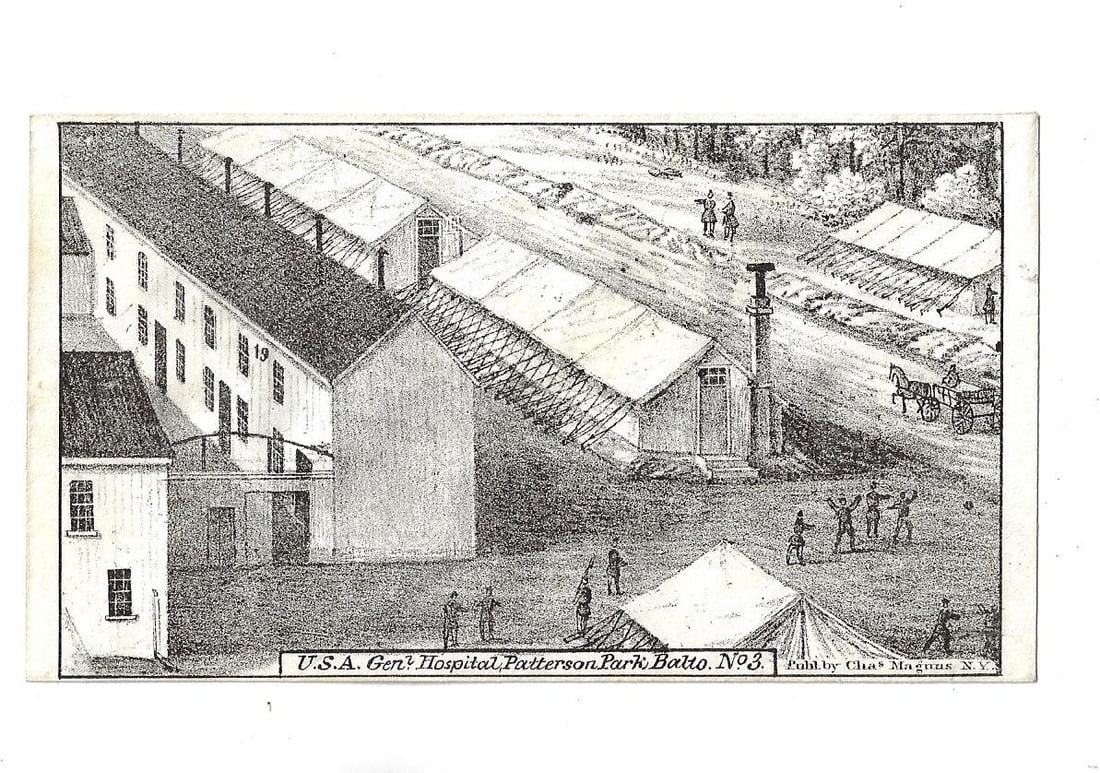 1862 Magnus Civil War Illustrated Envelope (1 of 2)