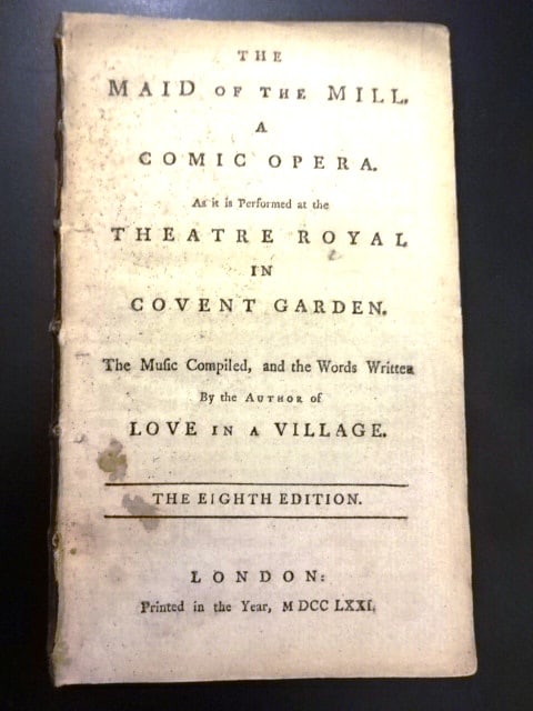 1771 The Maid of the Mill Bickerstaff (1 of 2)