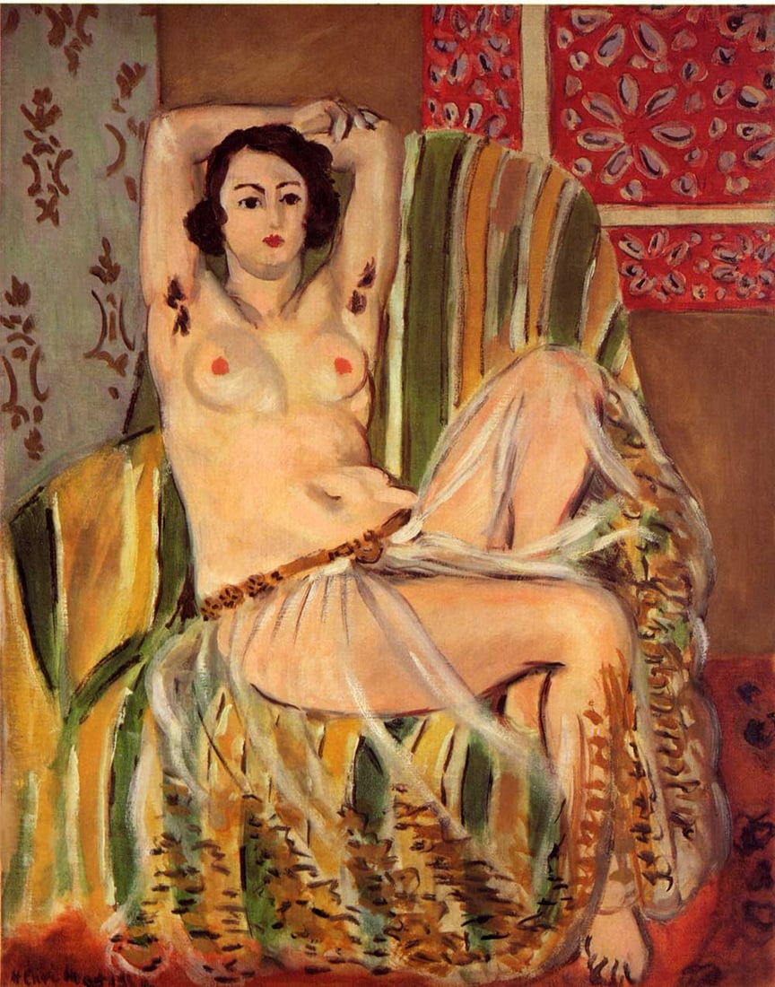 Matisse Odalisque with raised arms Ltd Edition Numbered Giclee (1 of 1)