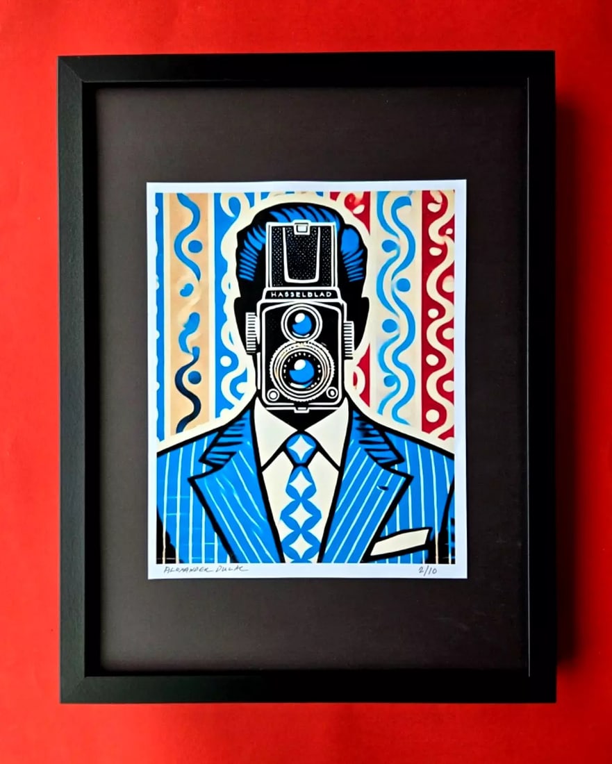 ALEXANDER DULAC Hand Signed Authentic Print | MY HASSELBLAD Ltd.Ed. of 10 COA: Up for Sale is this Beautiful and Elegant Hand Signed Authentic Giclee by renowned contemporary artist ALEXANDER DU LAC " MY HASSELBLAD " The print is mounted and framed. The area covered by the whole